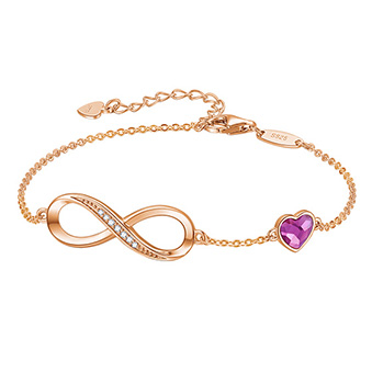 Infinity Heart Bracelets | Louisa Secret Jewelry