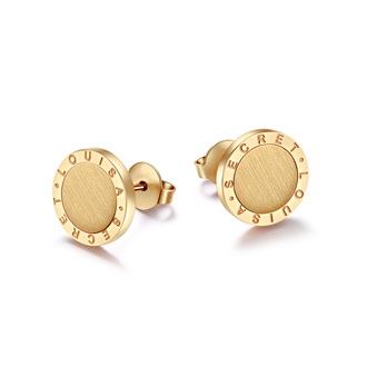 louisa secret rose gold earrings